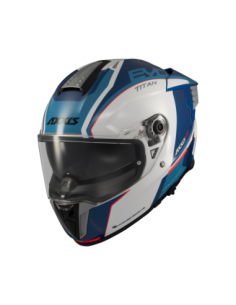 Casco AXXIS FF122SV Hawk Evo SV Titan A7 Azul Brillo 2