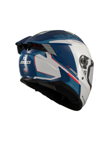Casco AXXIS FF122SV Hawk Evo SV Titan A7 Azul Brillo
