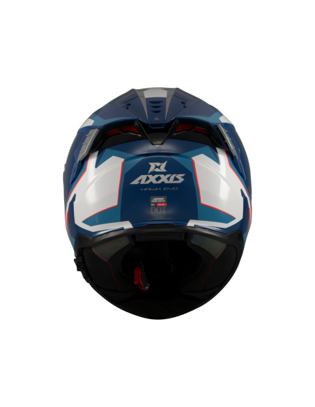 Casco AXXIS FF122SV Hawk Evo SV Titan A7 Azul Brillo