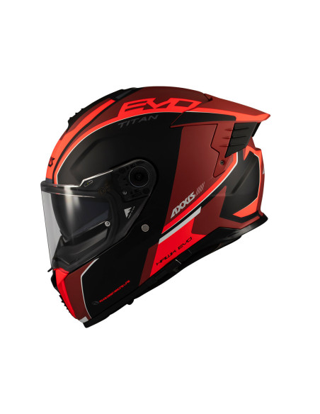 Casco AXXIS FF122SV Hawk SV Evo Titan B5 Rojo Mate