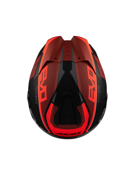 Casco AXXIS FF122SV Hawk SV Evo Titan B5 Rojo Mate