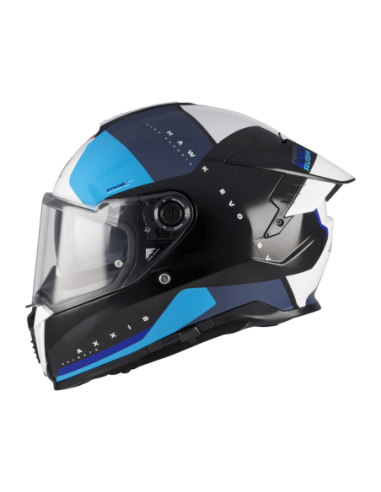 Casco AXXIS FF122SV Hawk Evo SV Rush B7 Brillo