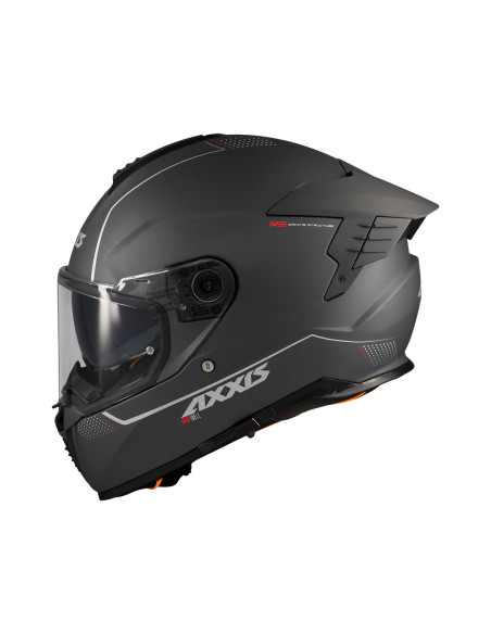 Casco AXXIS FF122SV Hawk SV Evo Solid A2 Titanium Mate