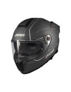 Casco AXXIS FF122SV Hawk SV Evo Solid A2 Titanium Mate 2