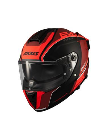 Casco AXXIS FF122SV Hawk SV Evo Titan B5 Rojo Mate