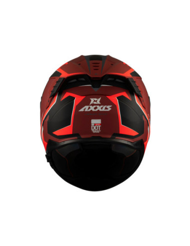 Casco AXXIS FF122SV Hawk SV Evo Titan B5 Rojo Mate