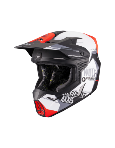 Casco AXXIS Mx803B Wolf S Chaser B5 Mate