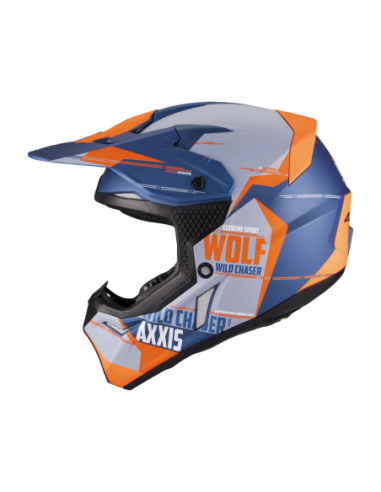 Casco AXXIS Mx803B Wolf S Chaser C4 Mate