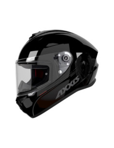Casco AXXIS FF112D Draken S Solid V.2 A11 Negro Brillo