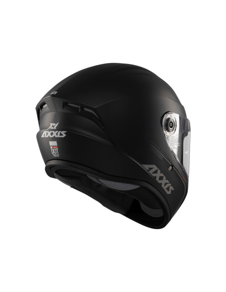 Casco AXXIS FF112D Draken S Solid V.2 A11 Negro Mate