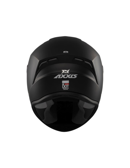 Casco AXXIS FF112D Draken S Solid V.2 A11 Negro Mate