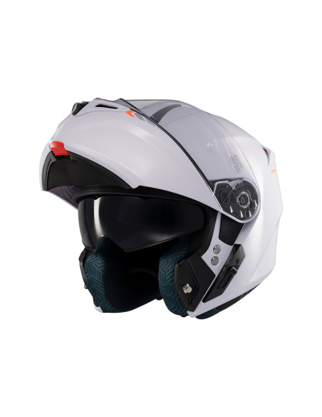 Casco AXXIS FF938SV Storm SV S Solid A0 Blanco Perla Brillo