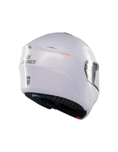 Casco AXXIS FF938SV Storm SV S Solid A0 Blanco Perla Brillo