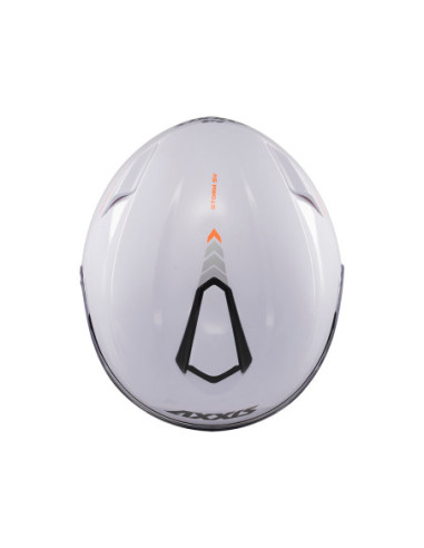 Casco AXXIS FF938SV Storm SV S Solid A0 Blanco Perla Brillo
