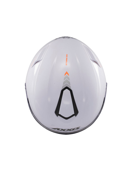 Casco AXXIS FF938SV Storm SV S Solid A0 Blanco Perla Brillo
