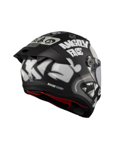 Casco AXXIS FF132 Fenix Angry Face B2 Mate