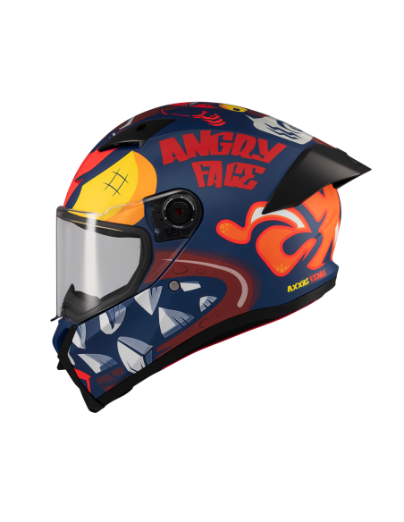 Casco AXXIS FF132 Fenix Angry Face C5 Mate
