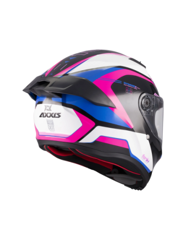 Casco AXXIS FF132 Fenix Turbulence B8 Brillo
