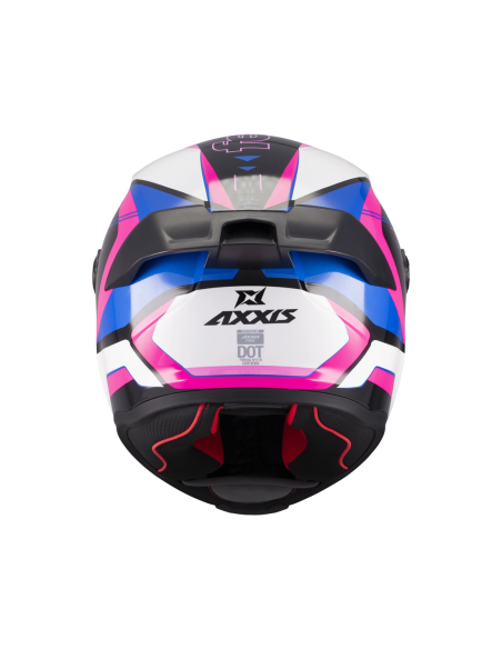 Casco AXXIS FF132 Fenix Turbulence B8 Brillo