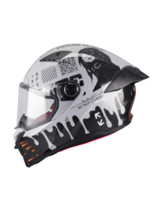 Casco AXXIS FF132 Fenix Cyberpunk C4 Brillo
