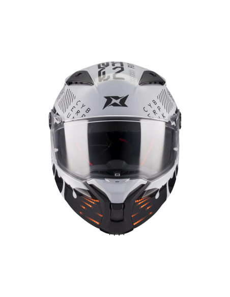 Casco AXXIS FF132 Fenix Cyberpunk C4 Brillo
