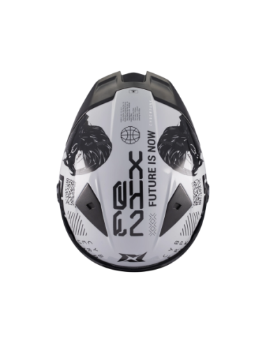 Casco AXXIS FF132 Fenix Cyberpunk C4 Brillo