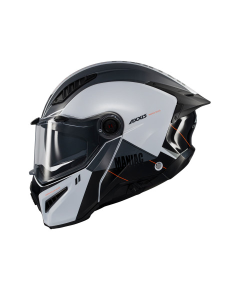 Casco AXXIS Fu409SV Ghostfighter SV Maniac A2 Brillo