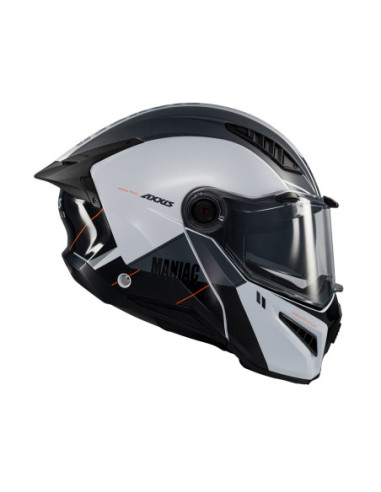 Casco AXXIS Fu409SV Ghostfighter SV Maniac A2 Brillo
