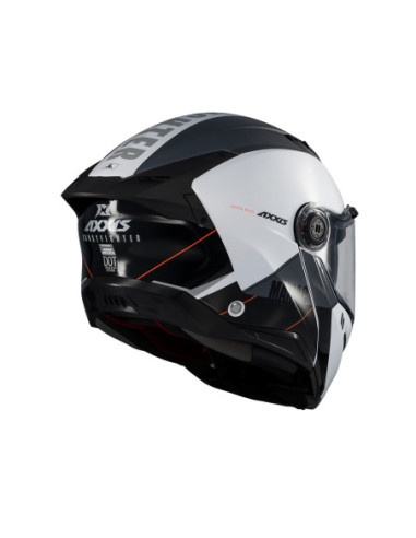 Casco AXXIS Fu409SV Ghostfighter SV Maniac A2 Brillo
