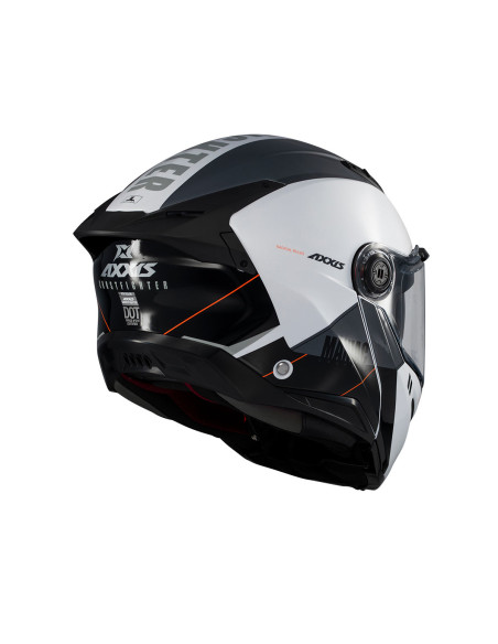 Casco AXXIS Fu409SV Ghostfighter SV Maniac A2 Brillo