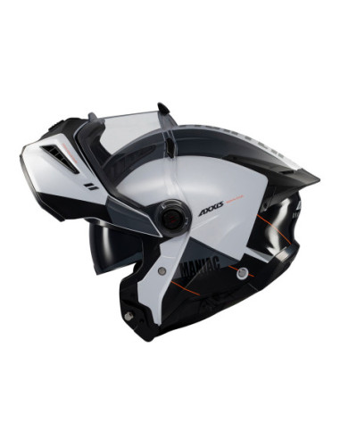 Casco AXXIS Fu409SV Ghostfighter SV Maniac A2 Brillo