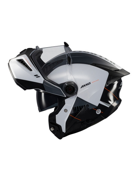 Casco AXXIS Fu409SV Ghostfighter SV Maniac A2 Brillo