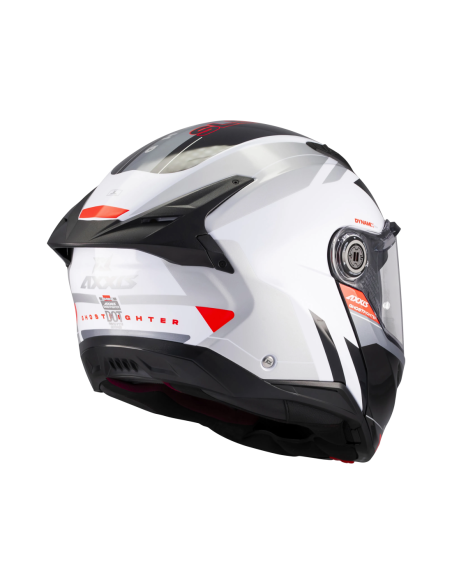 Casco AXXIS Fu409SV Ghostfighter SV Sleek A2 Brillo