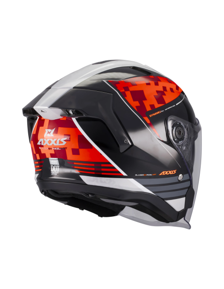 Casco AXXIS Of516SV Blazer SV Pixelart B15 Brillo