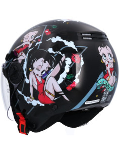 Casco SHIRO LaBeti Negro Betty Boop Jet | Tecnoescape 2