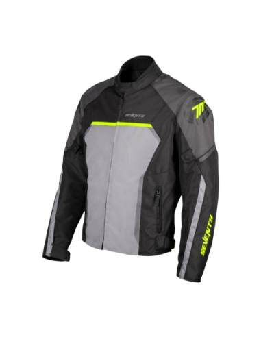 Chaqueta Seventy Degrees SD-JR65 PISTON HOMBRE NEGRO/GRIS/AMARILLO FLUOR | Tecnoescape Bike