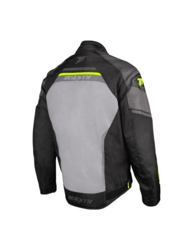 Chaqueta Seventy Degrees SD-JR65 PISTON HOMBRE NEGRO/GRIS/AMARILLO FLUOR | Tecnoescape Bike
