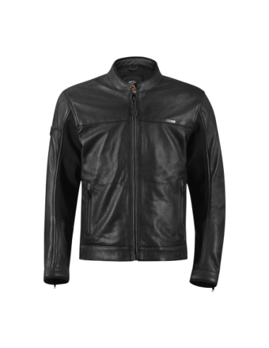 Chaqueta Seventy Degrees SD-JL4 LEGEND CLASSIC PIEL VERANO HOMBRE NEGRO | Tecnoescape Bike
