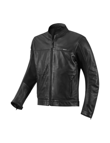 Chaqueta Seventy Degrees SD-JL4 LEGEND CLASSIC PIEL VERANO HOMBRE NEGRO | Tecnoescape Bike