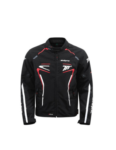 Chaqueta Seventy Degrees SD-JR65 PISTON HOMBRE NEGRO/ROJO/BLANCO | Tecnoescape Bike