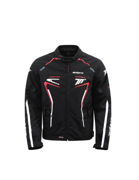 Chaqueta Seventy Degrees SD-JR65 PISTON HOMBRE NEGRO/ROJO/BLANCO | Tecnoescape Bike