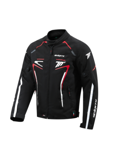Chaqueta Seventy Degrees SD-JR65 PISTON HOMBRE NEGRO/ROJO/BLANCO | Tecnoescape Bike