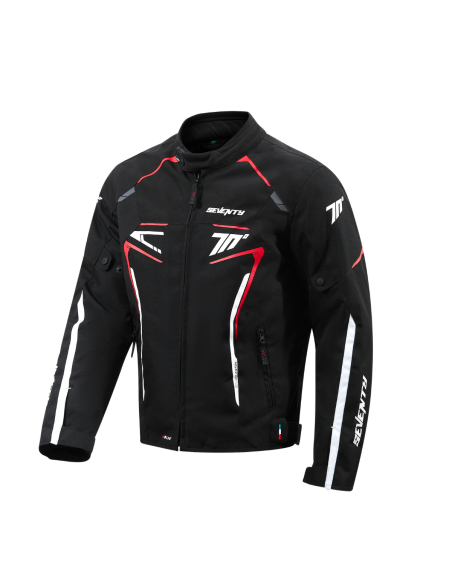 Chaqueta Seventy Degrees SD-JR65 PISTON HOMBRE NEGRO/ROJO/BLANCO | Tecnoescape Bike