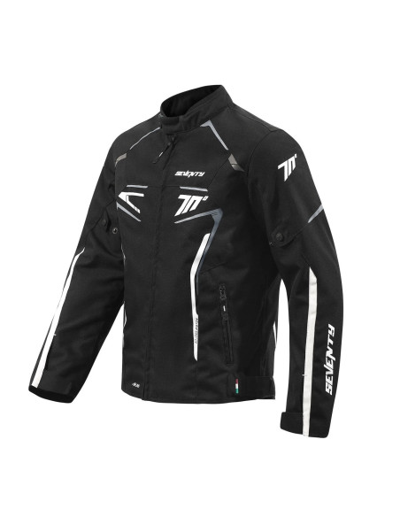 Chaqueta Seventy Degrees SD-JR65 PISTON HOMBRE NEGRO/GRIS/BLANCO | Tecnoescape Bike