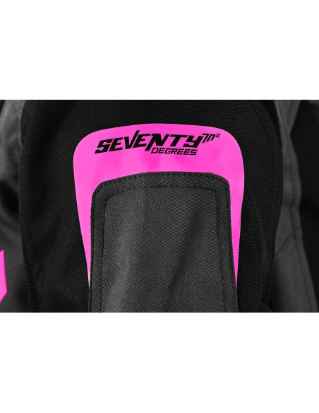 Chaqueta Seventy Degrees SD-JT68 SAHARA MUJER GRIS/FUCSIA | Tecnoescape Bike