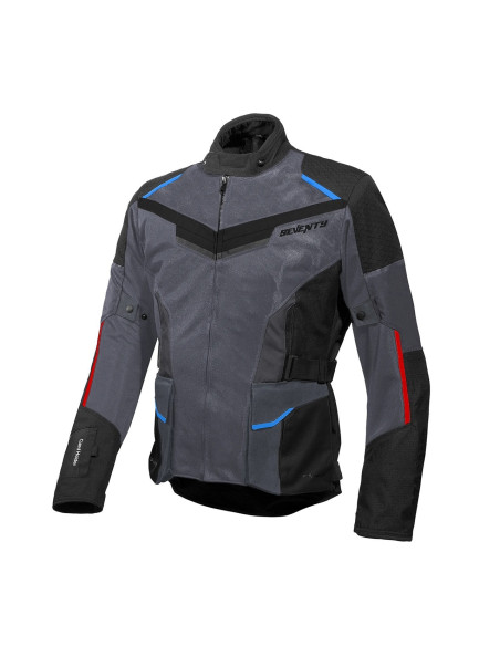 Chaqueta Seventy Degrees SD-JT70 ATACAMA HOMBRE GRIS/AZUL/ROJO | Tecnoescape Bike