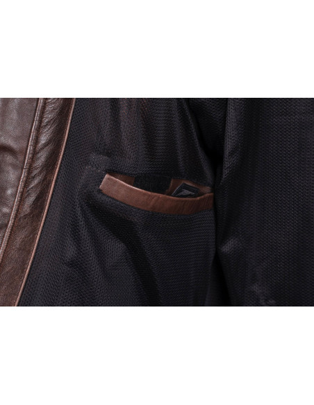 Chaqueta Seventy Degrees SD-JL4 LEGEND VERANO CUSTOM HOMBRE MARRON | Tecnoescape Bike