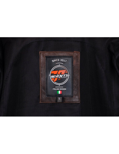 Chaqueta Seventy Degrees SD-JL4 LEGEND VERANO CUSTOM HOMBRE MARRON | Tecnoescape Bike