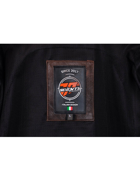 Chaqueta Seventy Degrees SD-JL4 LEGEND VERANO CUSTOM HOMBRE MARRON | Tecnoescape Bike