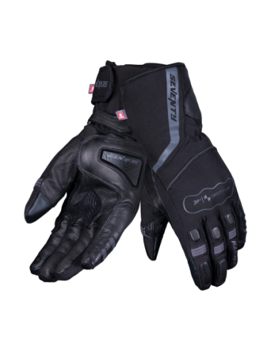 Guantes de moto Seventy Degrees SD-T7 Gobi Hombre Negro/Gris | Tecnoescape Bike